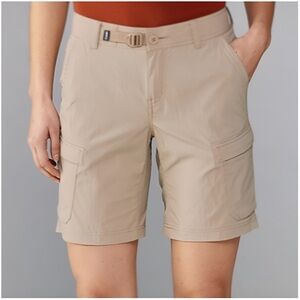 REI Women’s Sahara Cargo Outdoor Relaxed Fit Hiking Shorts 16 Tan